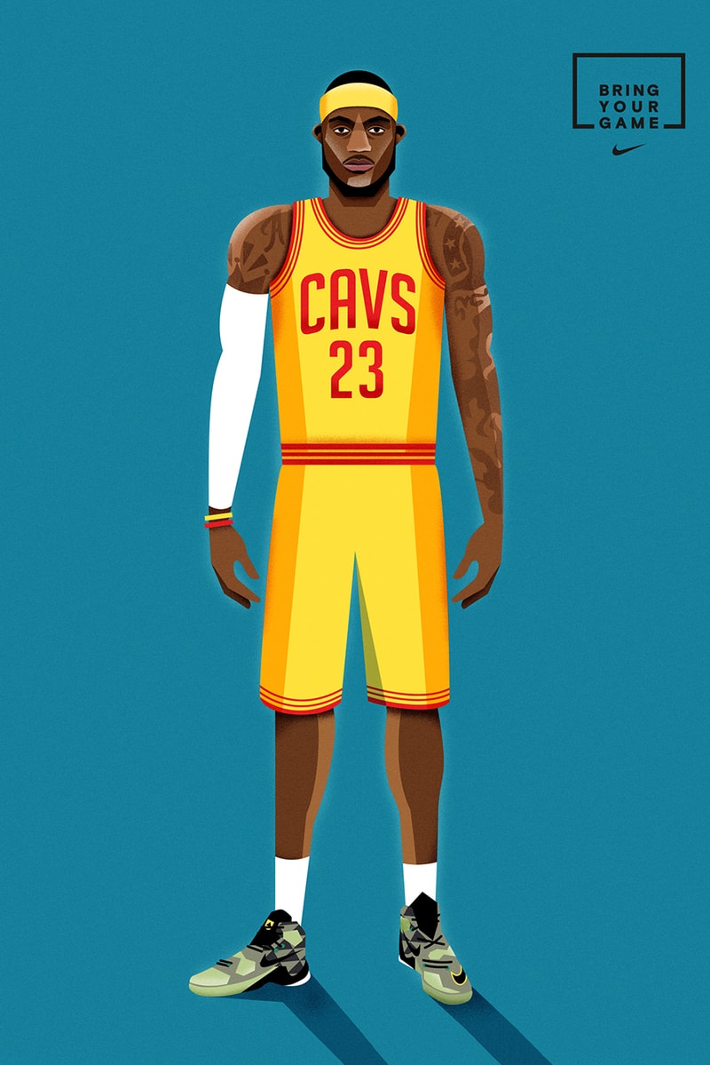 Nike 打造 2016 NBA 全明星主題插畫