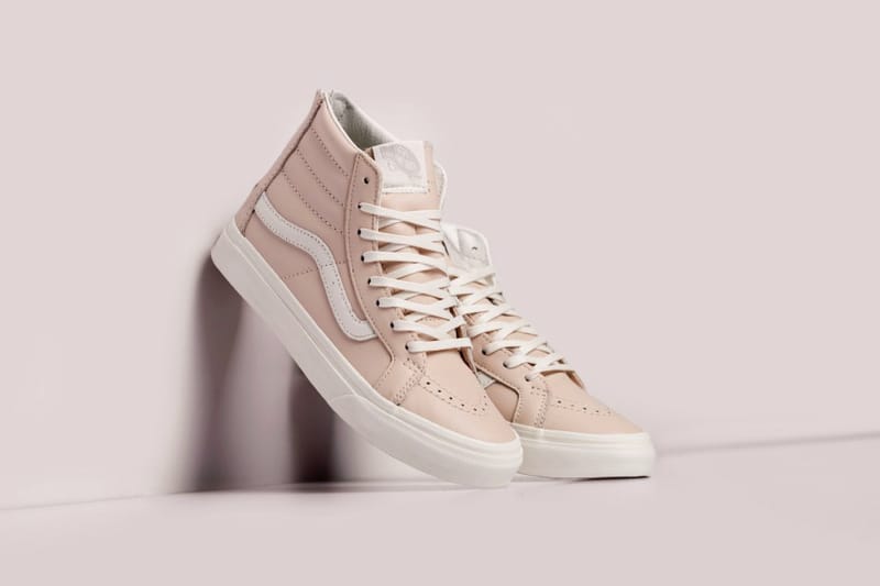 vans old skool zips whisper pink
