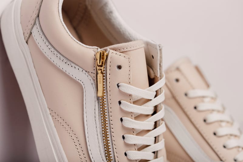vans old skool zips whisper pink