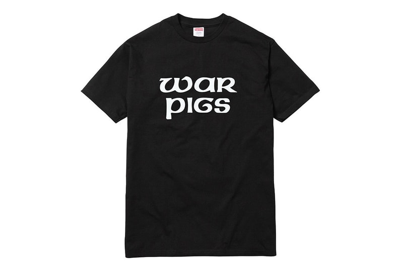 Black Sabbath x Supreme 2016 春夏聯名系列完整單品一覽