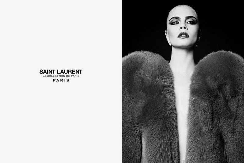 Cara Delevingne 親身演繹 Saint Laurent 新季造型