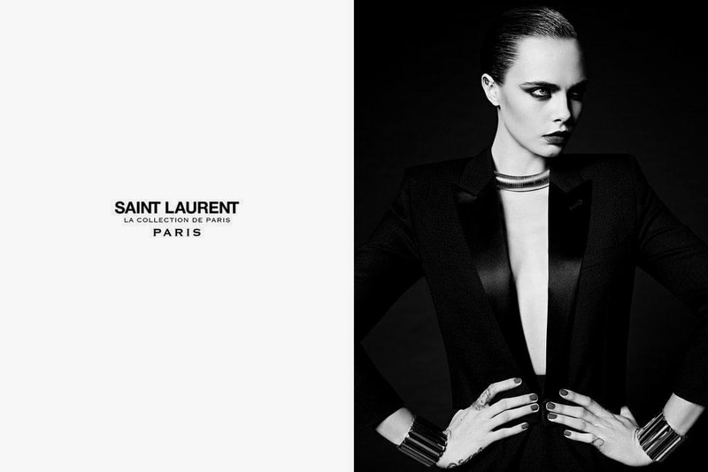Cara Delevingne 親身演繹 Saint Laurent 新季造型