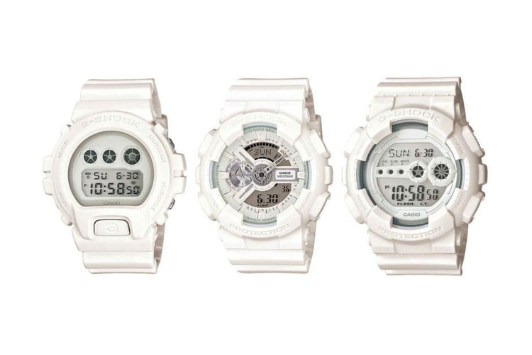 Casio 發佈全白 G-Shock 腕錶系列