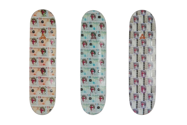 Thames London x Palace Skateboards 聯名滑板系列