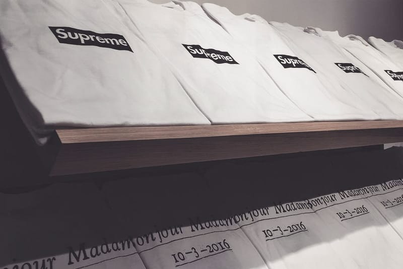 搶先預覽！Supreme 巴黎新店限定別注 Box Logo Tee 設計