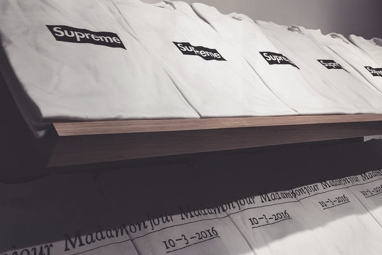 搶先預覽!Supreme 巴黎新店限定別注 Box Logo Tee 設計