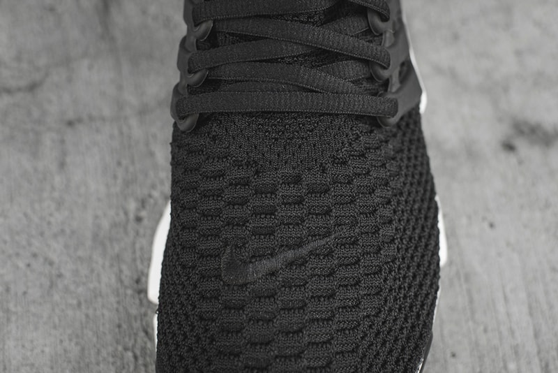 Nike Air Presto Mid Flyknit 黑白配色實物細節圖流出