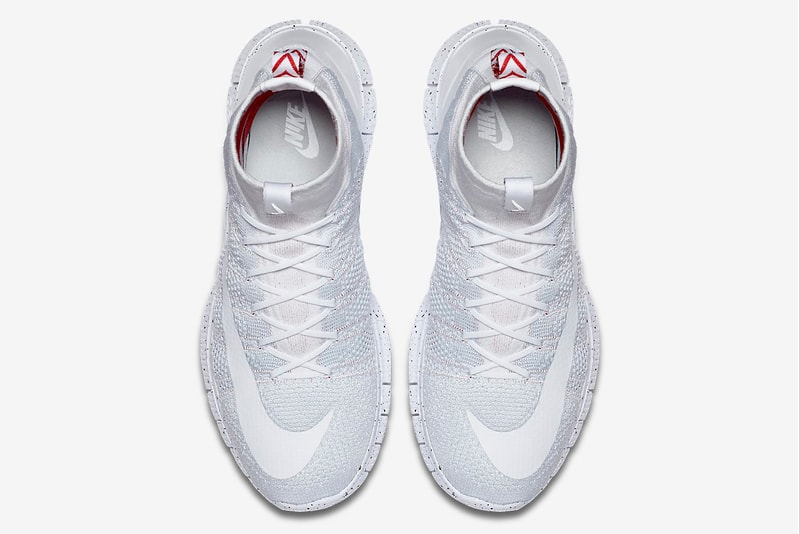 THE NIKE FREE MERCURIAL SUPERFLY TRIPLE WHITE