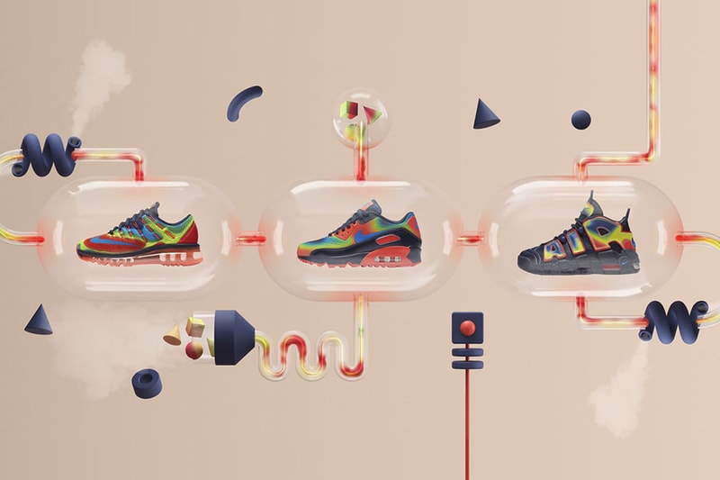 NIKE PRESENTS THE HEAT MAP PACK FEATURING AIR MORE UPTEMPO, AIR MAX 90, AND AIR MAX 2016