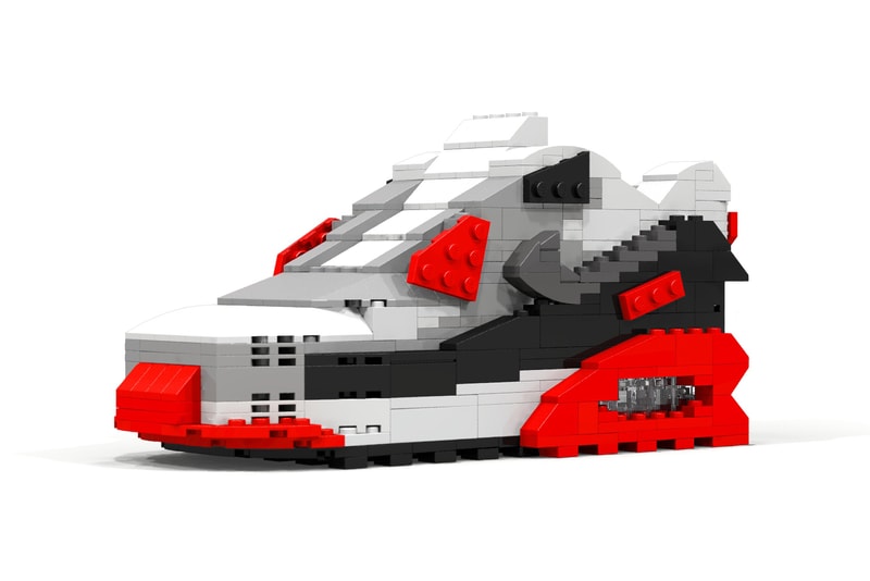 Tom Yoo 打造 LEGO 版 Nike Air Max 90「Infrared」