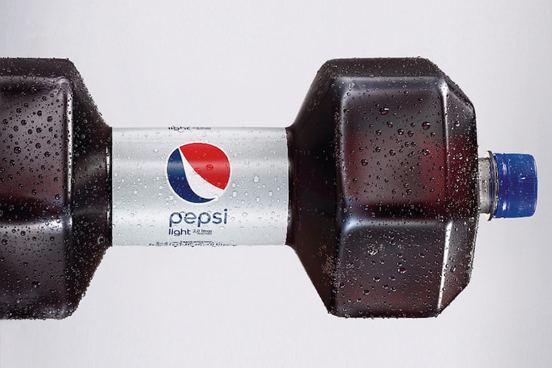 轉戰健身行列－Pepsi Light 啞鈴汽水樽概念設計