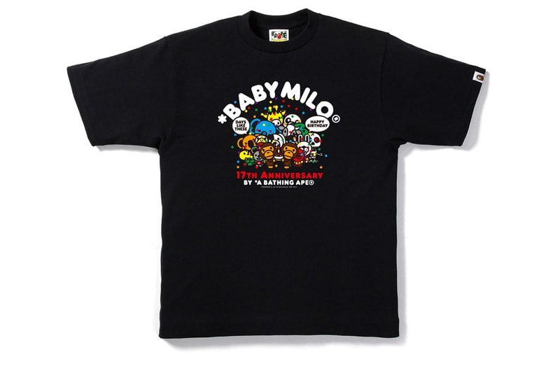 A Bathing Ape BABY MILO 誕生 17 周年! 推限量商品慶生
