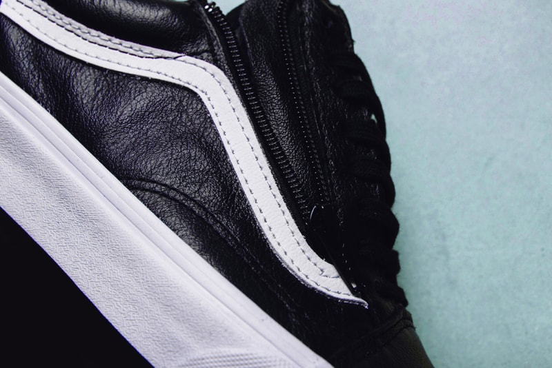 vans old skool leather zip pack