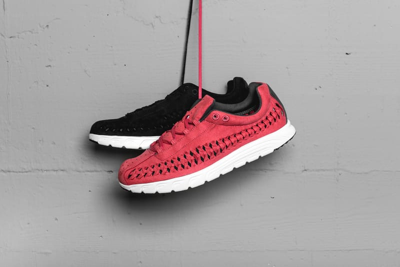 近賞 Nike Mayfly Woven 全新配色設計「Terra Red」與「Black」