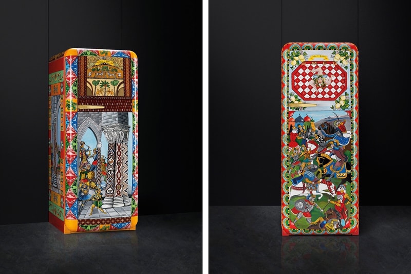 Dolce & Gabbana 聯手 Smeg 於米蘭家具展發布手繪藝術冰箱