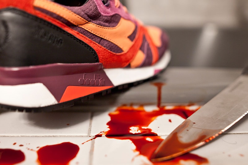 Extra Butter x Diadora N.9000 恐怖片主題配色「Giallo」
