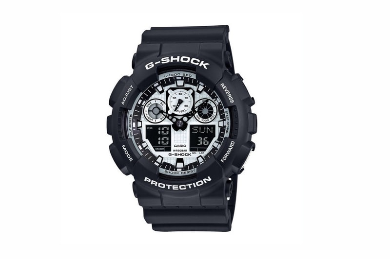 G-Shock GA100BW-1ABT 腕錶與藍牙音響套組