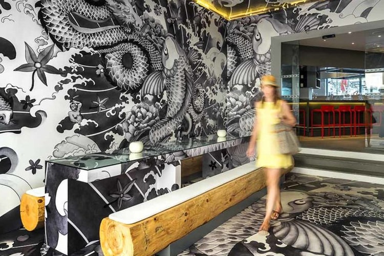 以紋身藝術為主題打造的法國 Koï 日本餐廳