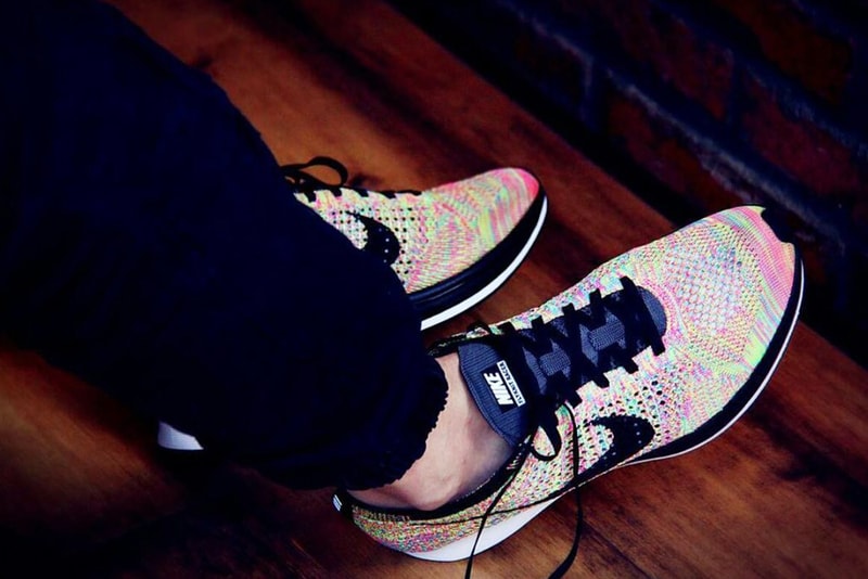 nike flyknit racer multicolor 2016