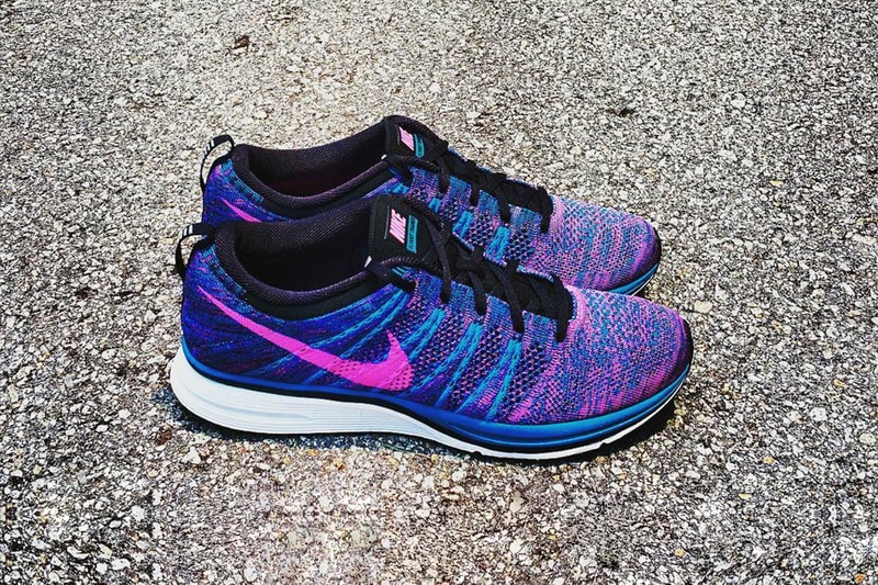 nike flyknit trainer game royal purple