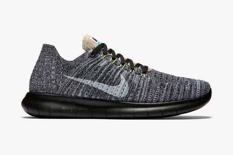 非對稱美感!Nike Free RN Flyknit 全新配色設計「Multicolor」