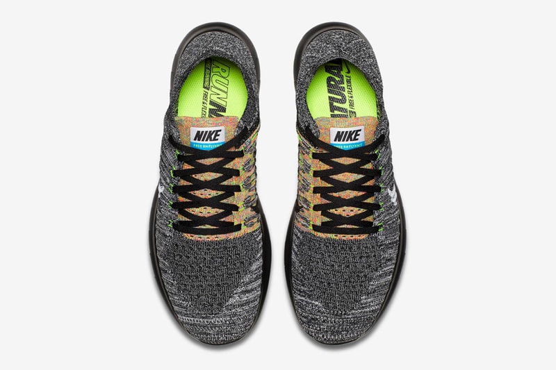 非對稱美感！Nike Free RN Flyknit 全新配色設計「Multicolor」