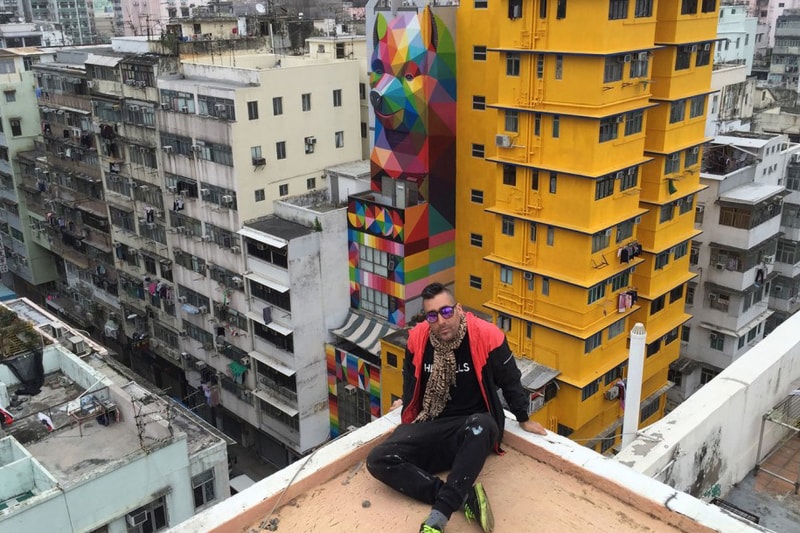 HK WALLS 香港街頭藝術節－Okuda 大型壁畫創作