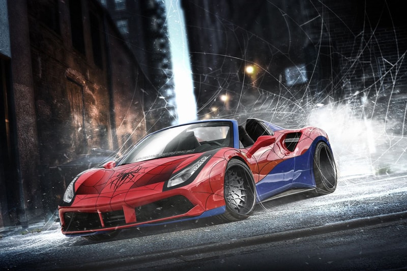 superhero supercar fantasy