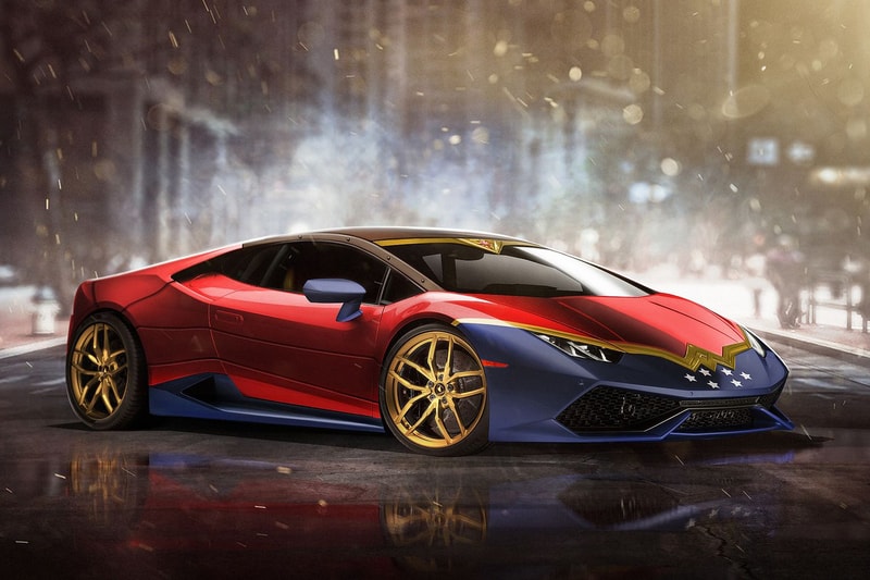 superhero supercar fantasy