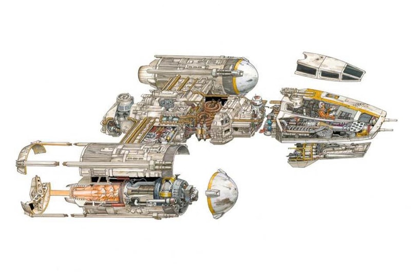 Hans Jenssen 筆下的《Star Wars》寫實解剖圖