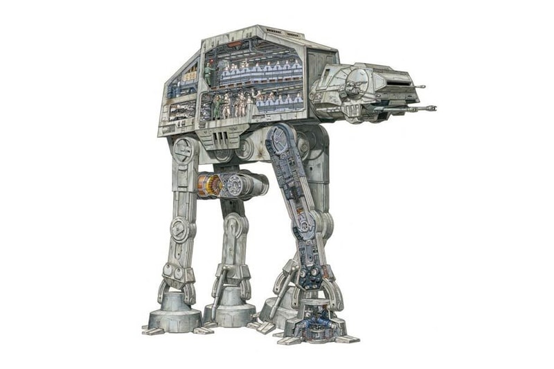 Hans Jenssen 筆下的《Star Wars》寫實解剖圖