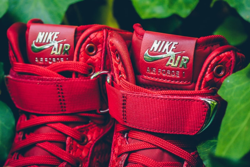 Nike Air Force 1 High '07 LV8 Woven 全新配色設計「Gym Red」