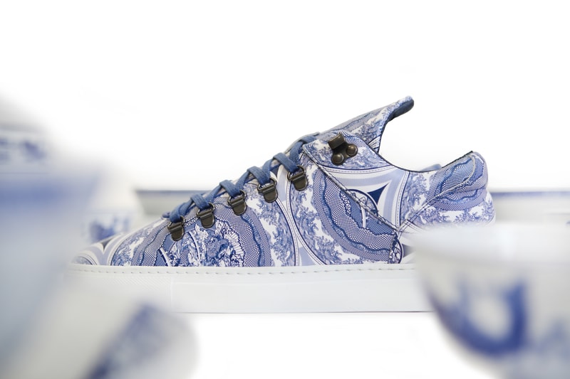 Bodega x Filling Pieces 聯名「Ceramic Blue」Mountain Cut 鞋款