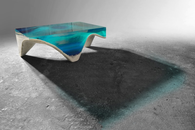 Eduard Locota 以深海為靈感打造「delMare Table」創意桌子