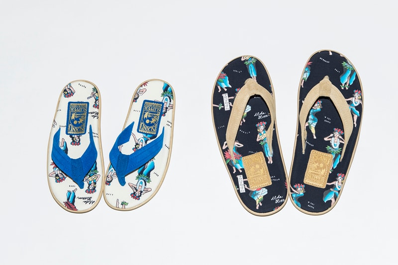 island slipper x aloha blossom hanagas hula slipper