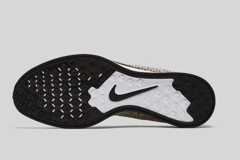 nike flyknit racer rainbow cn launch