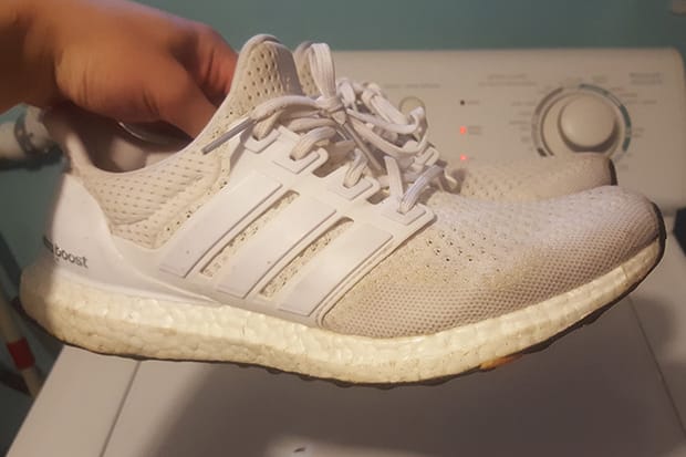 how to clean adidas white ultra boost
