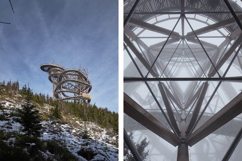 捷克 The Sky Walk「盤旋天梯」締造騰雲駕霧體驗感