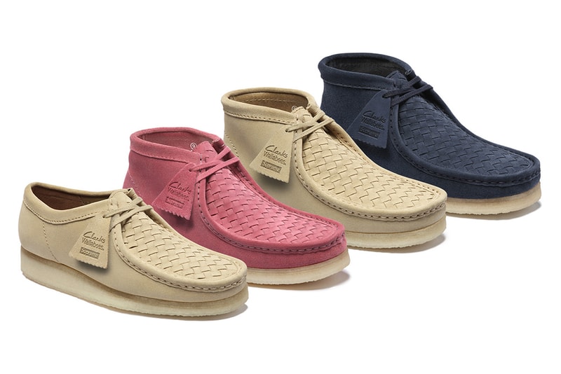 supreme x clarks originals wallabee 2016 ss