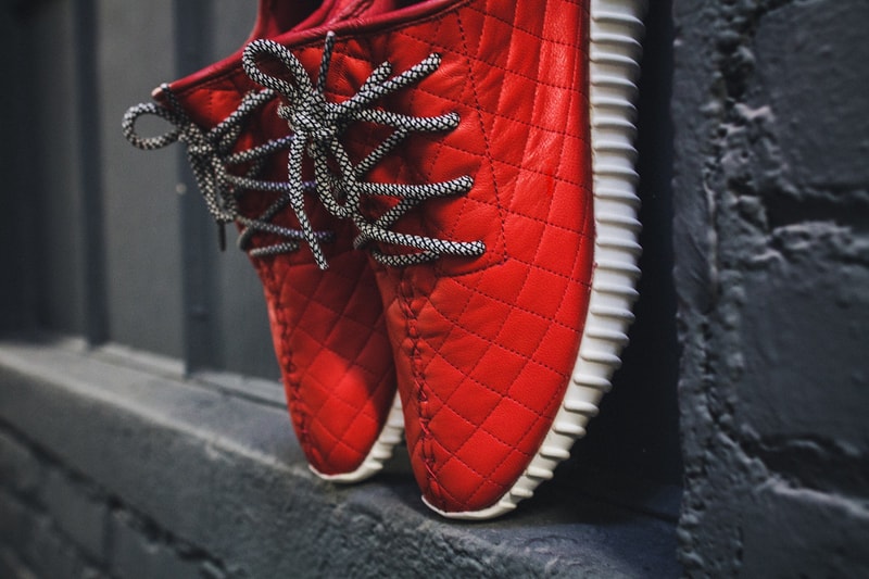 The Shoe Surgeon 打造 Yeezy Boost 350 紅色定製版本