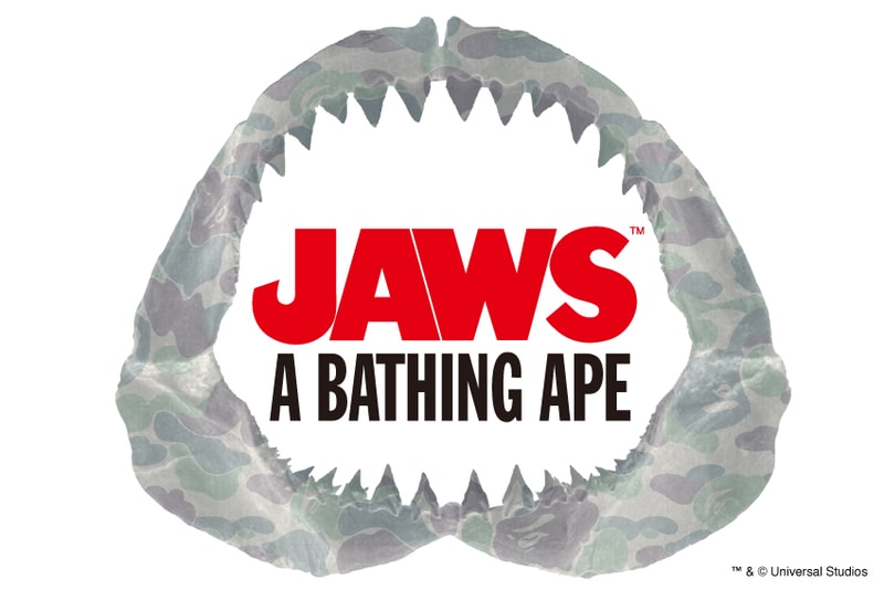 A BATHING APE® x JAWS 聯名系列即將登場