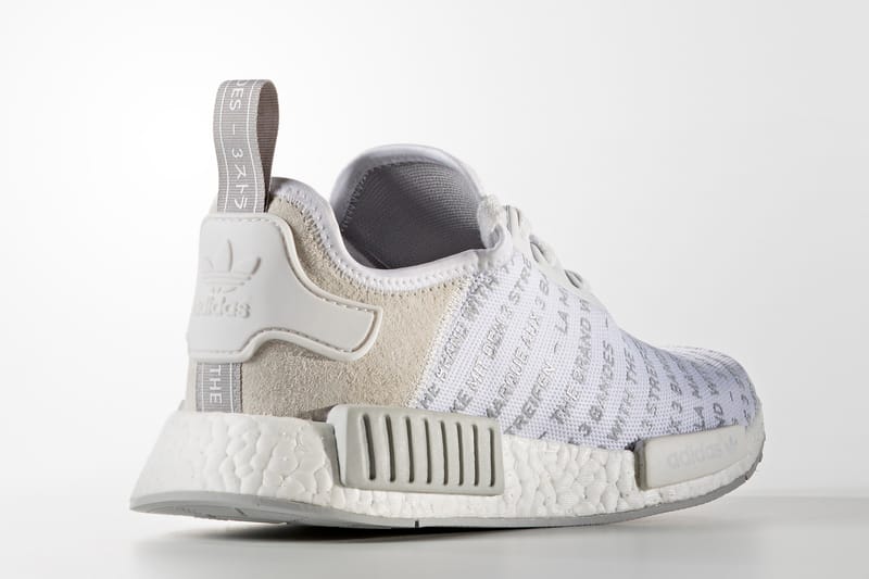 nmd 3 stripes white