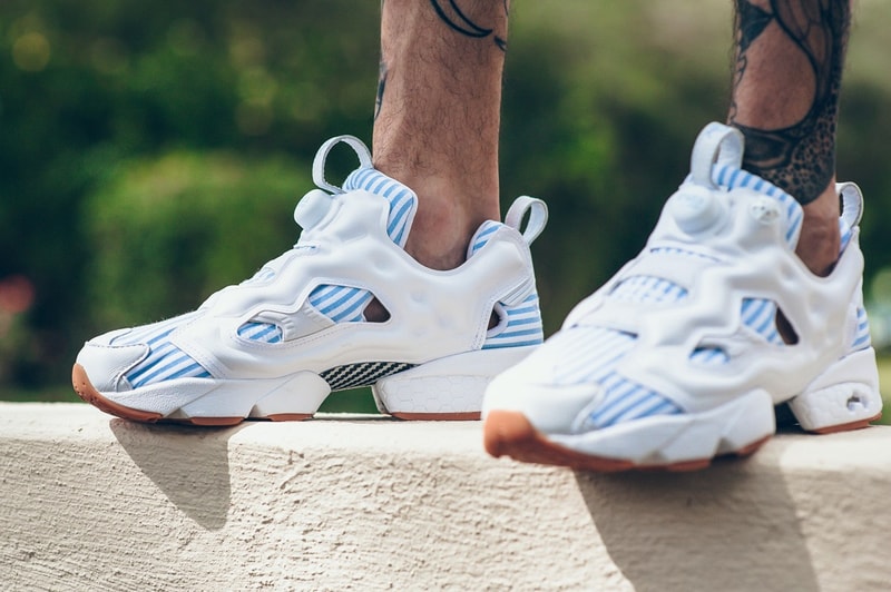 Sneaker Politics x Reebok 聯名 Instapump Fury「Seersucker Thursday」鞋款