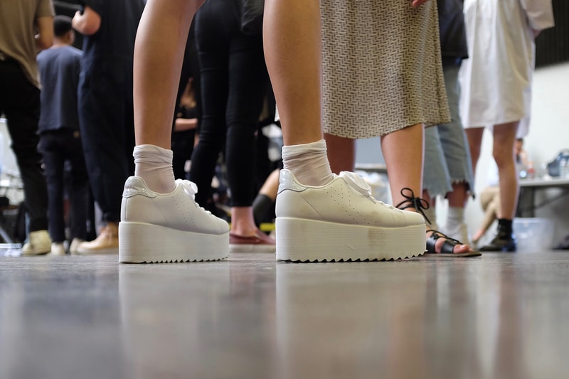 Backstage at Public School's 2017 Spring/Summer Collection