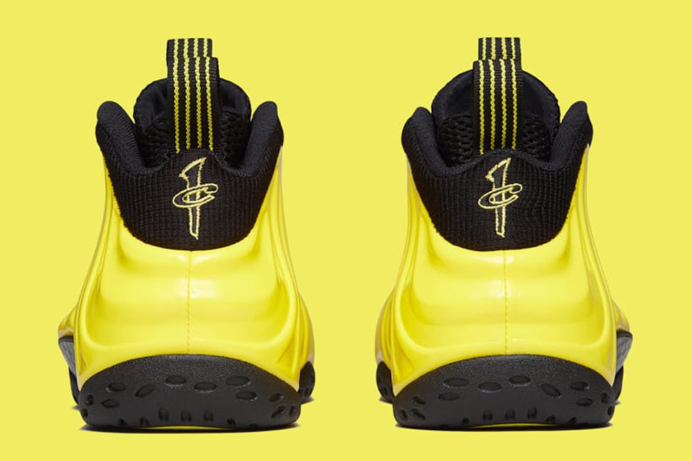 black and yellow foamposite