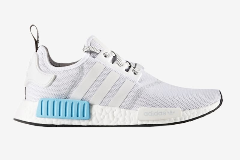 nmd r1 white and blue