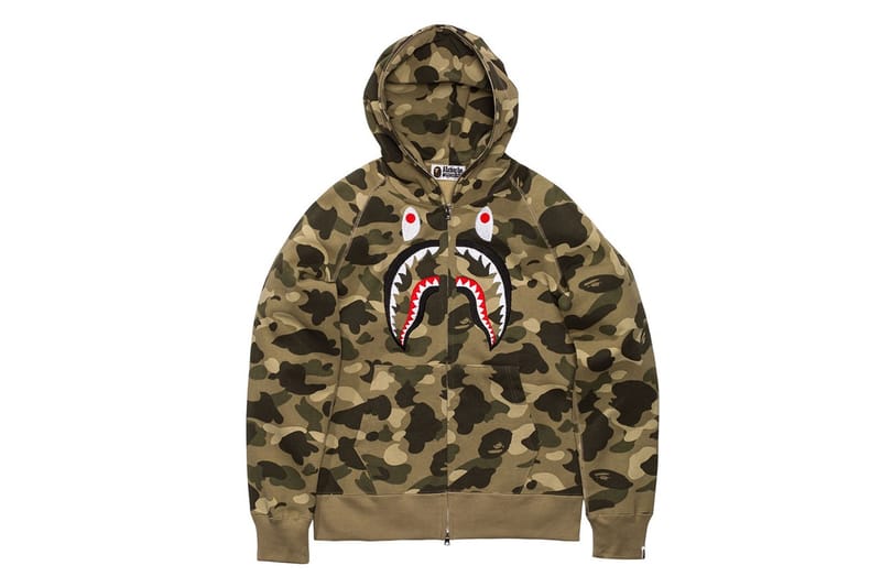經典歸來－A Bathing Ape Full-Zip 鯊魚帽衫系列