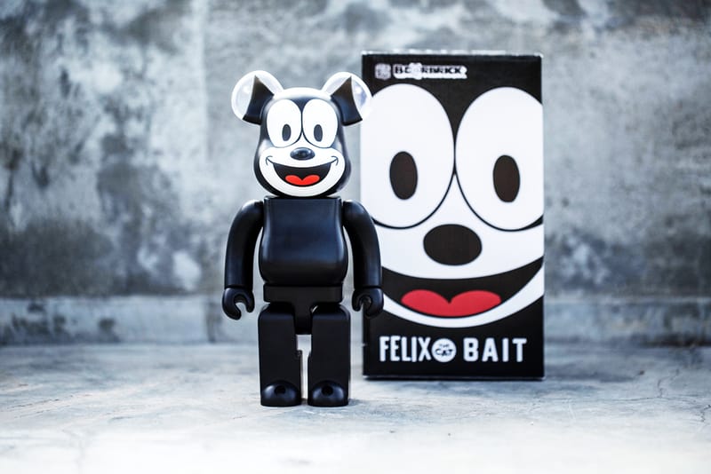 BAIT x Medicom Toy 聯名「Felix the Cat」Bearbrick 玩偶