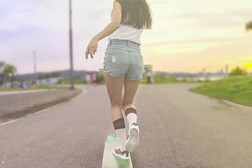 人氣韓國長板女神高孝周示範-踏上 Gucci Ace 鞋款起舞