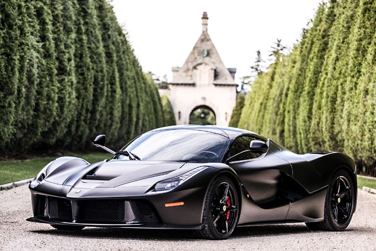 laferrari nero ds opaco auction